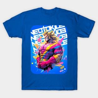 PROUD OTAKU 🟦🟨 SHONEN HERO - #1 HERO 🟥🟨 ANIME MANGA FASHION T-Shirt